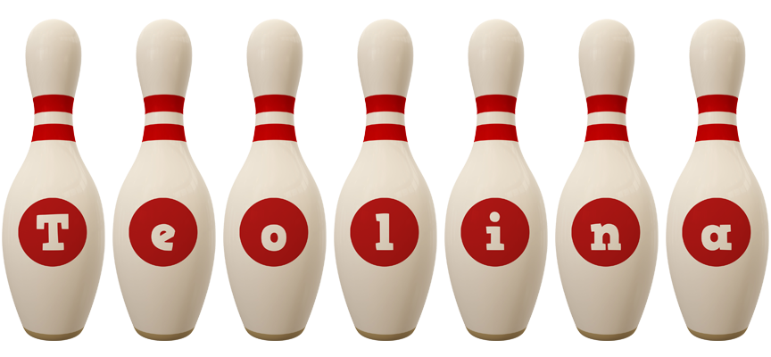 Teolina bowling-pin logo