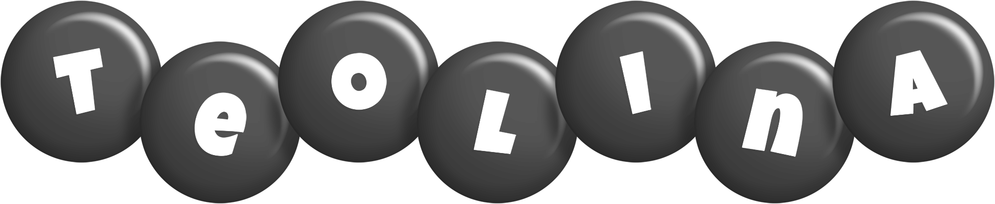 Teolina candy-black logo