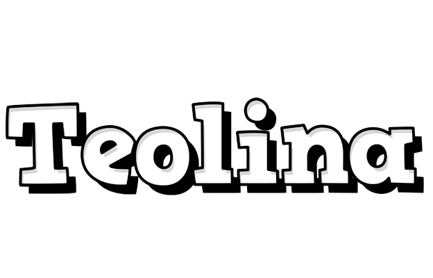 Teolina snowing logo
