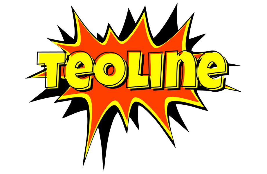 Teoline bazinga logo