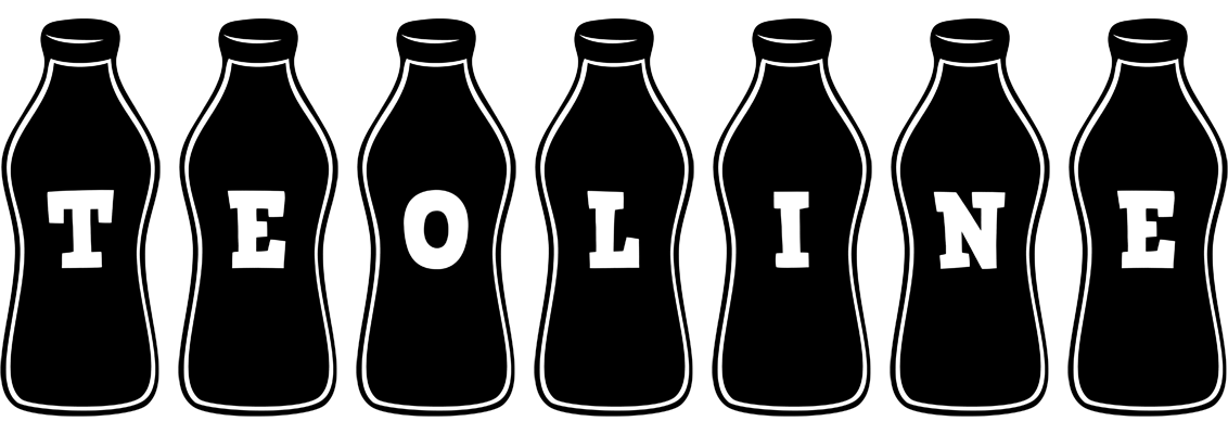 Teoline bottle logo