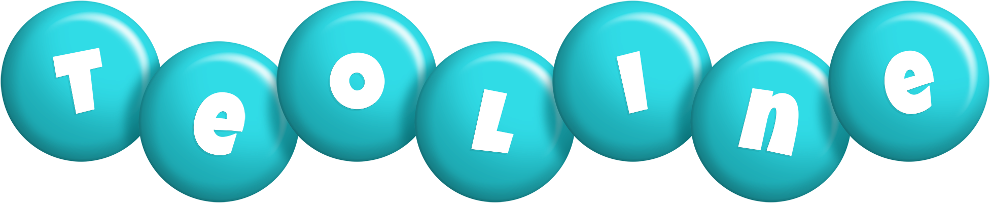 Teoline candy-azur logo