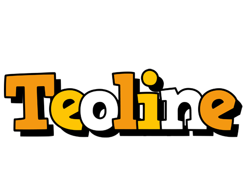 Teoline cartoon logo