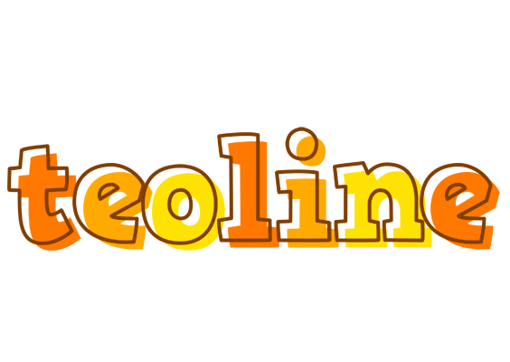 Teoline desert logo