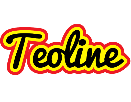 Teoline flaming logo
