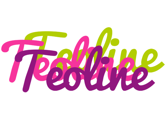 Teoline flowers logo