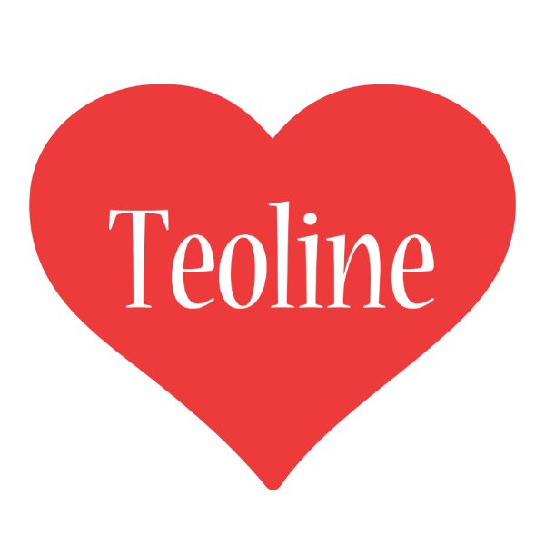 Teoline love logo