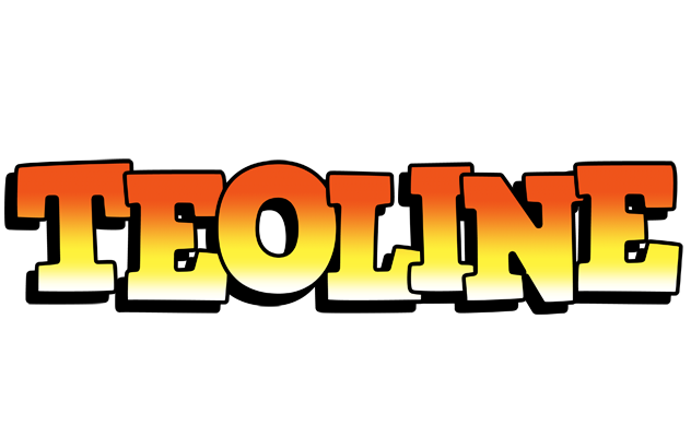 Teoline sunset logo