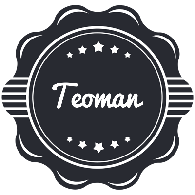 Teoman badge logo