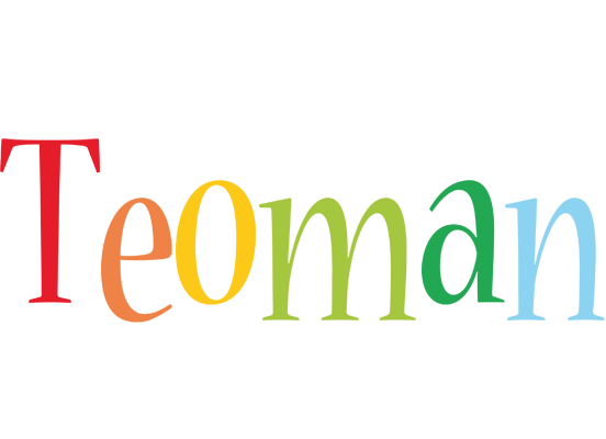 Teoman birthday logo