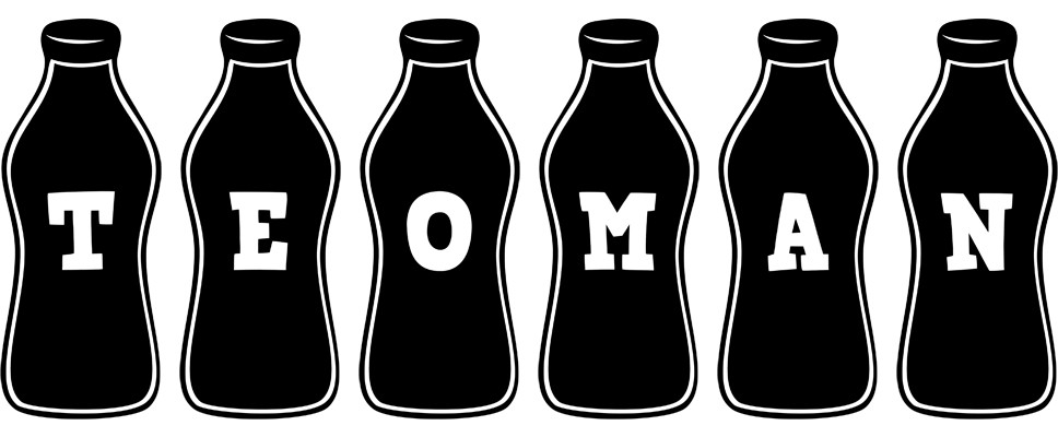 Teoman bottle logo
