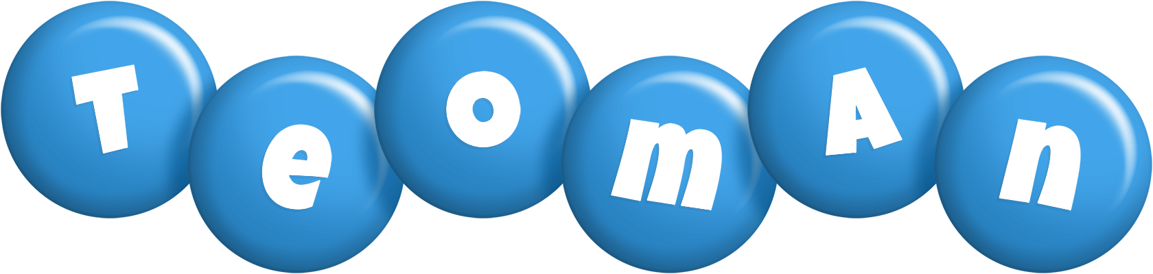 Teoman candy-blue logo