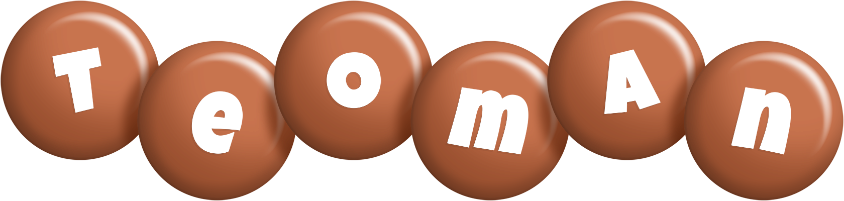 Teoman candy-brown logo
