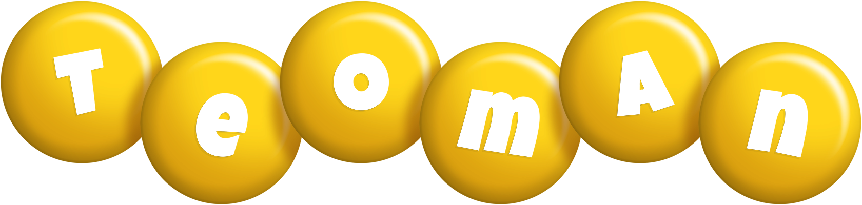 Teoman candy-yellow logo