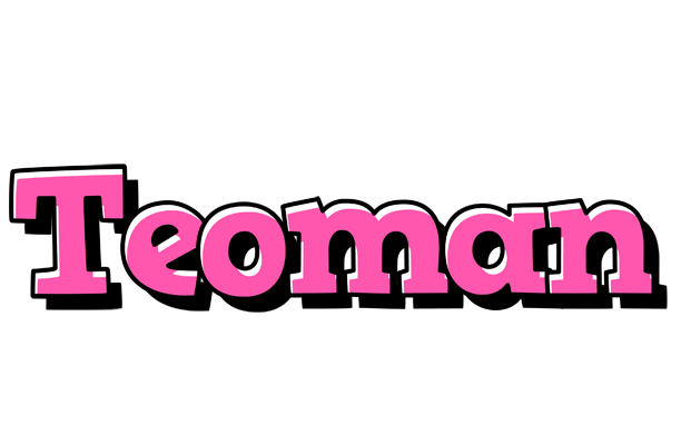Teoman girlish logo