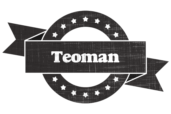 Teoman grunge logo