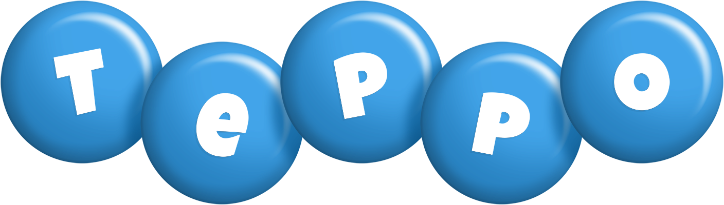 Teppo candy-blue logo