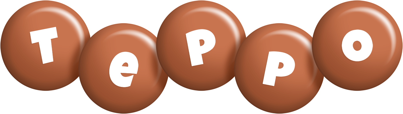 Teppo candy-brown logo