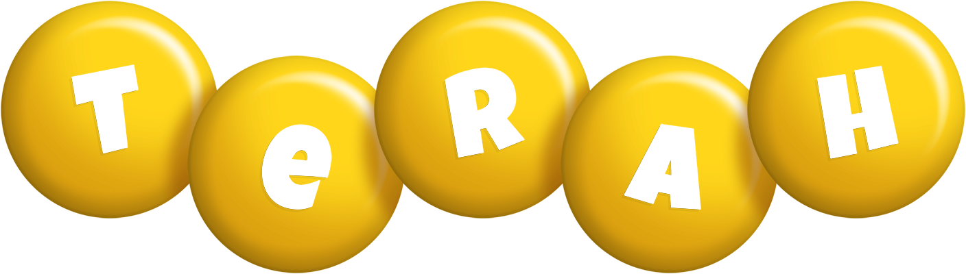 Terah candy-yellow logo