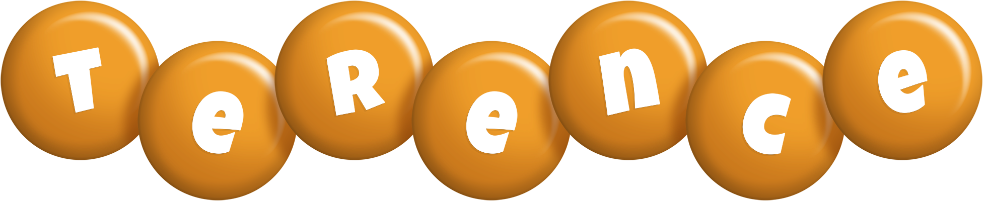 Terence candy-orange logo