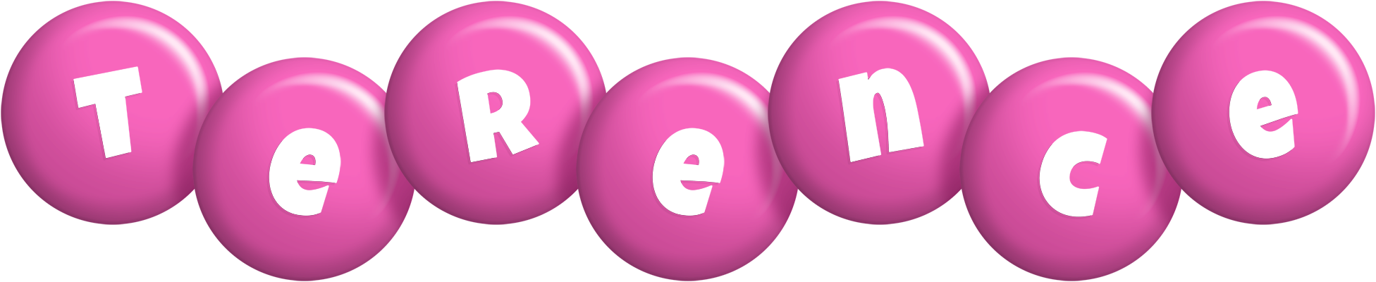Terence candy-pink logo