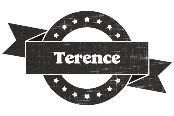 Terence grunge logo