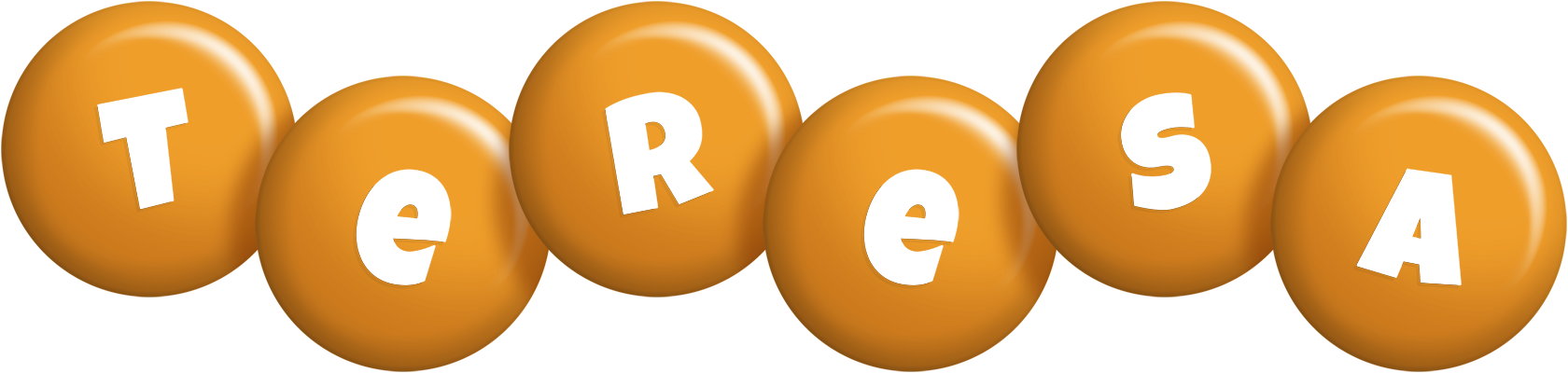 Teresa candy-orange logo