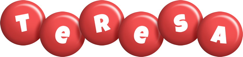 Teresa candy-red logo