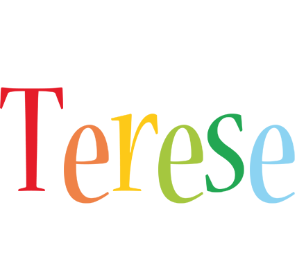 Terese birthday logo