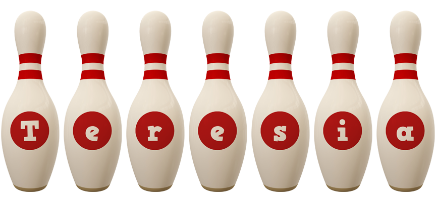 Teresia bowling-pin logo