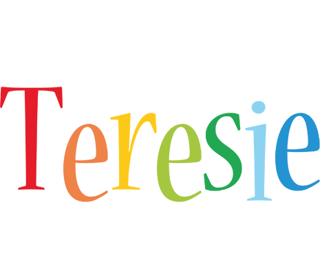Teresie birthday logo