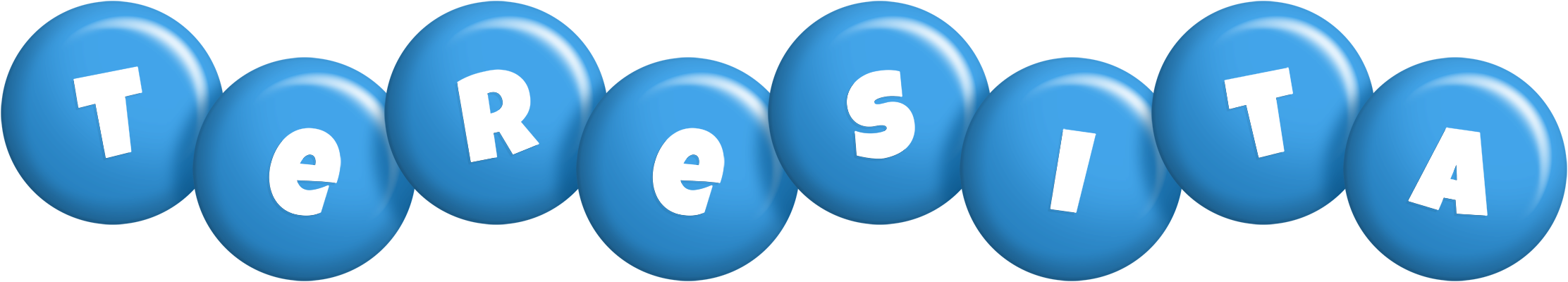 Teresita candy-blue logo