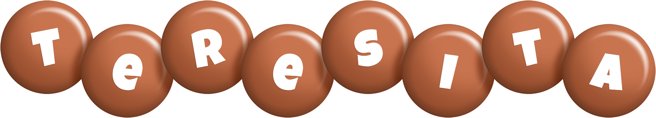 Teresita candy-brown logo