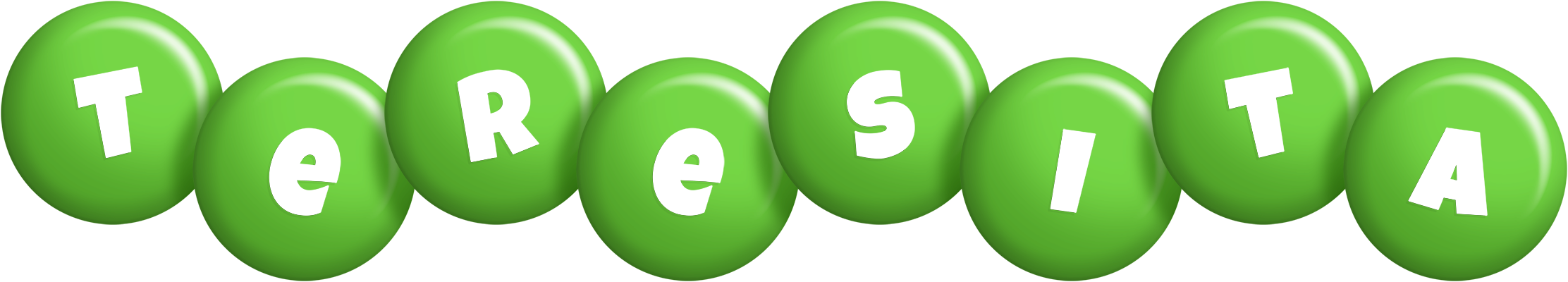 Teresita candy-green logo