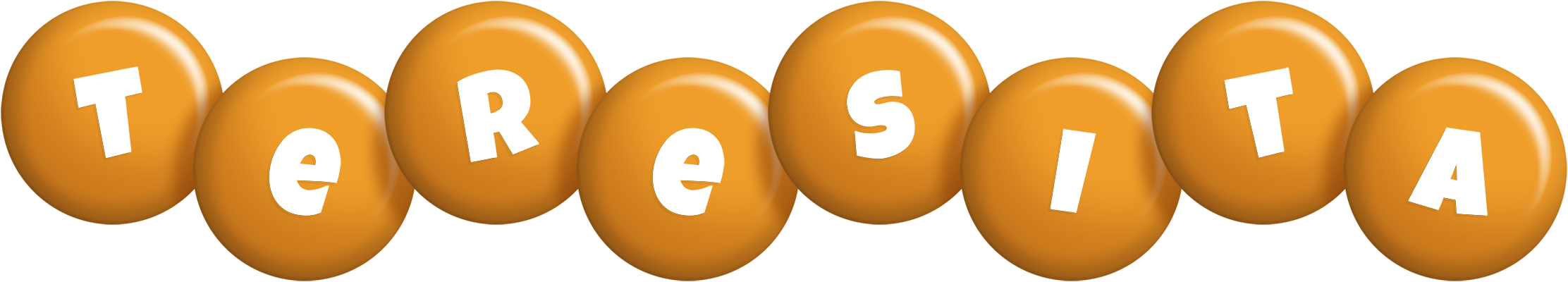 Teresita candy-orange logo