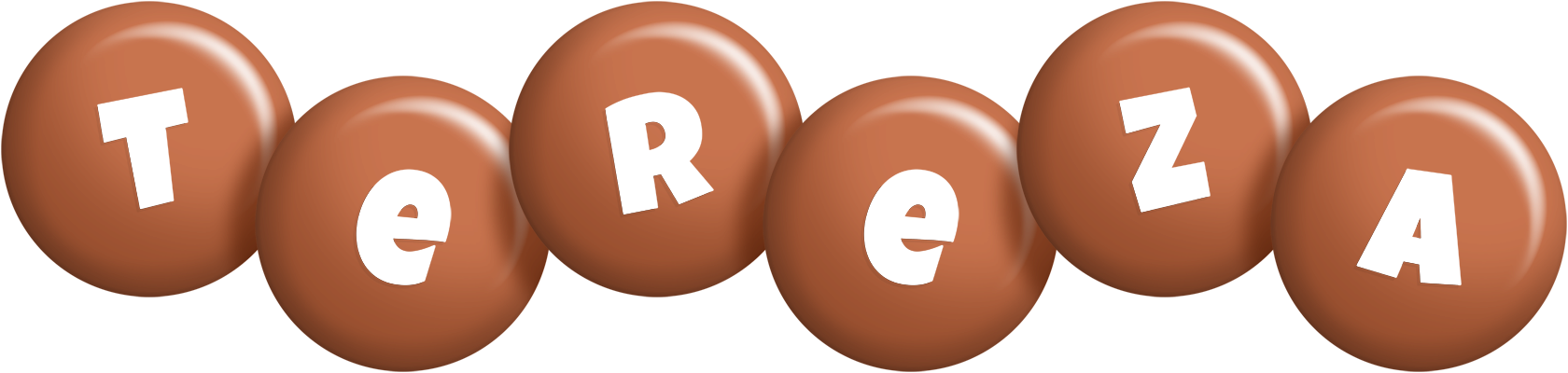 Tereza candy-brown logo