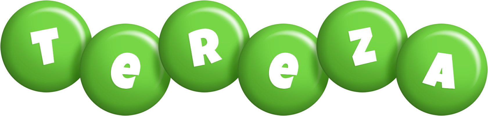 Tereza candy-green logo