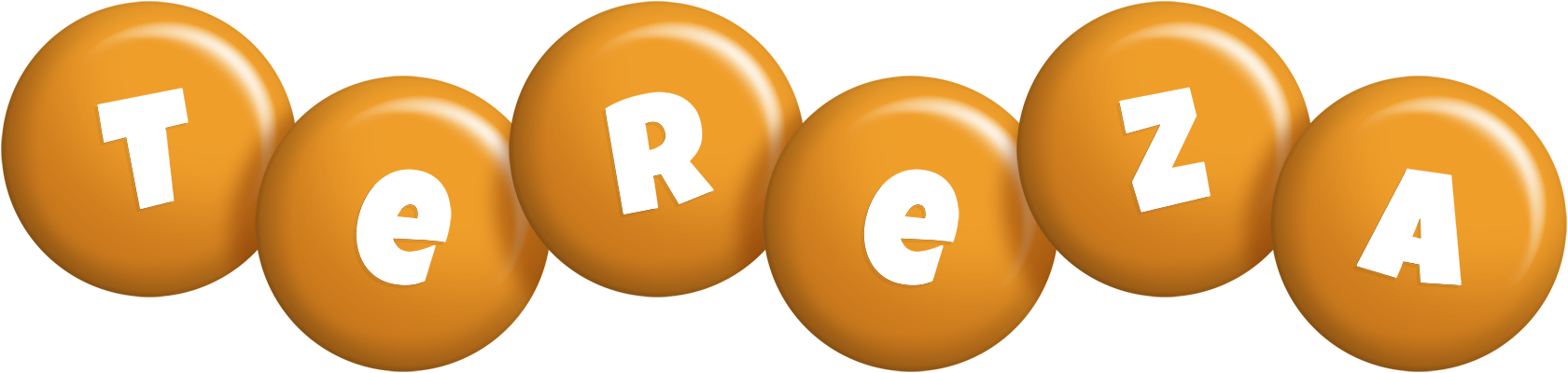 Tereza candy-orange logo