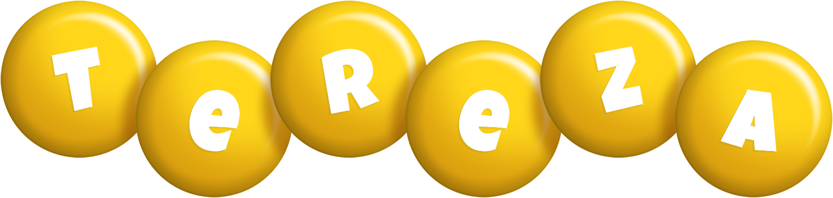 Tereza candy-yellow logo