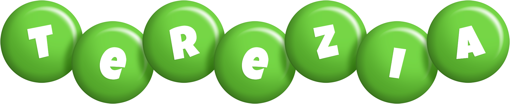 Terezia candy-green logo