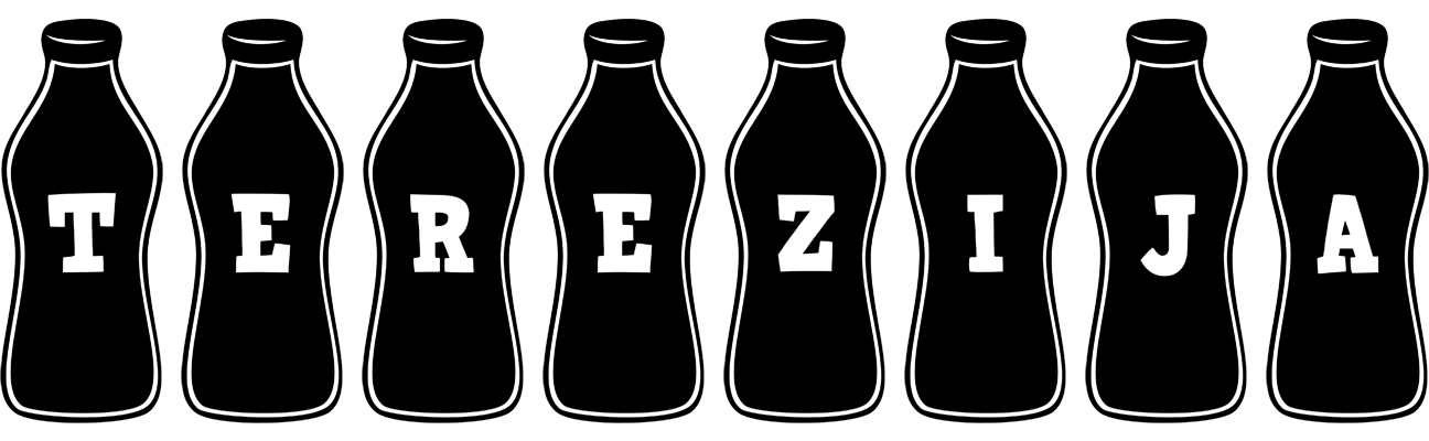 Terezija bottle logo