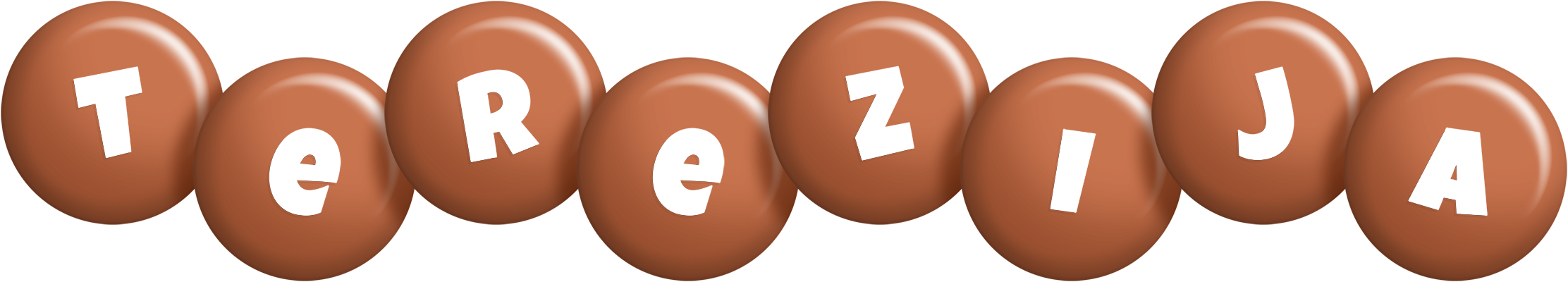 Terezija candy-brown logo