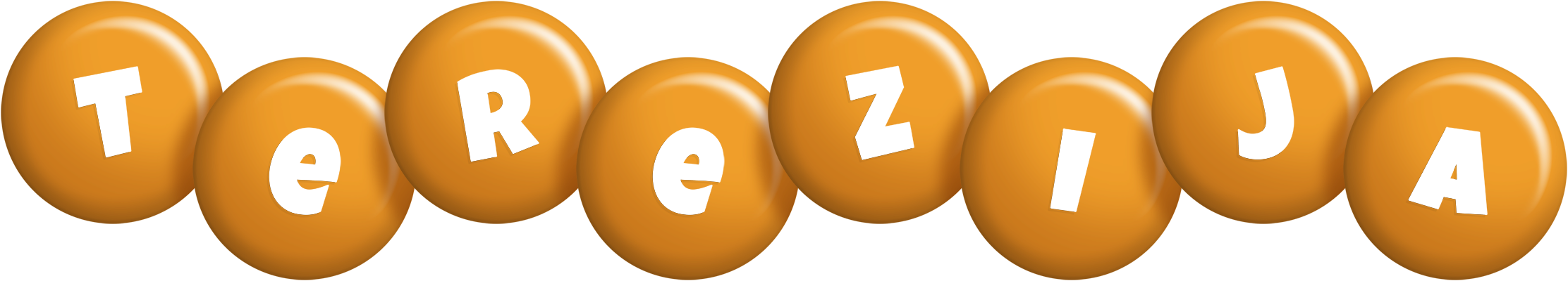 Terezija candy-orange logo