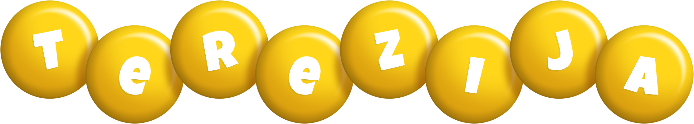 Terezija candy-yellow logo
