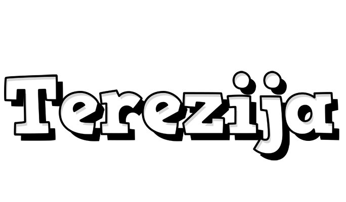 Terezija snowing logo