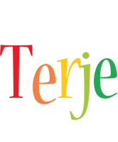 Terje birthday logo