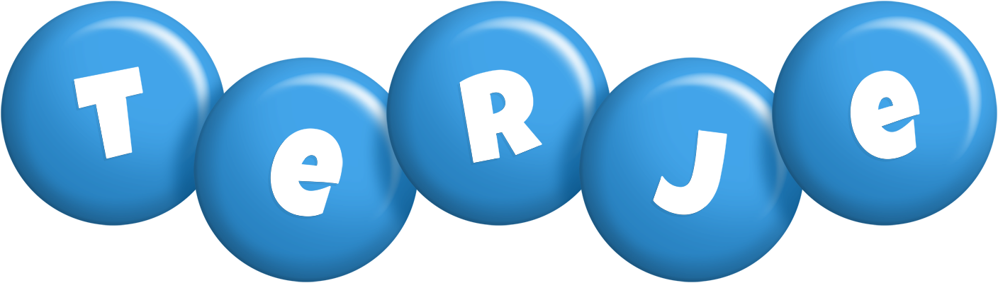 Terje candy-blue logo