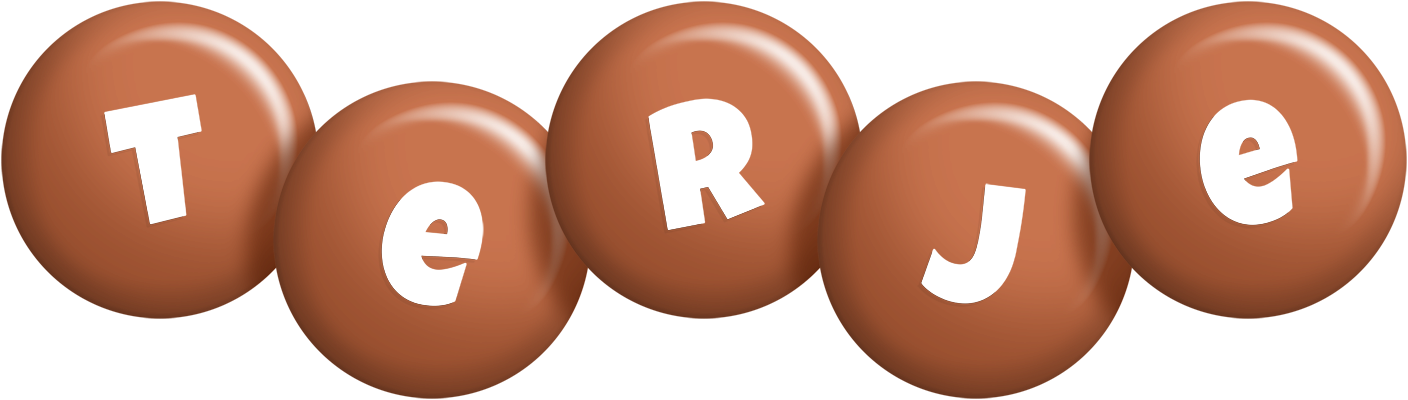 Terje candy-brown logo