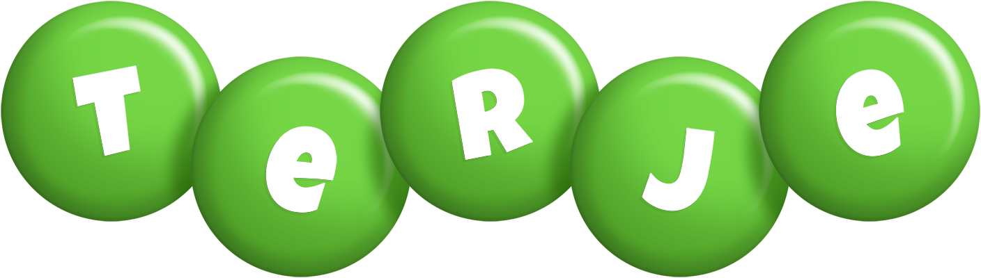Terje candy-green logo