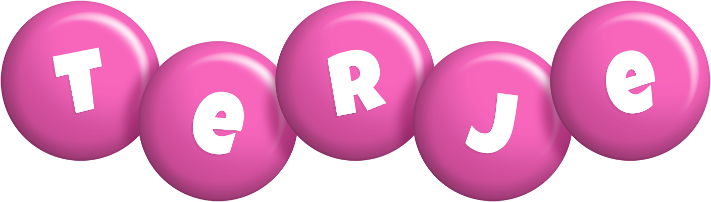Terje candy-pink logo